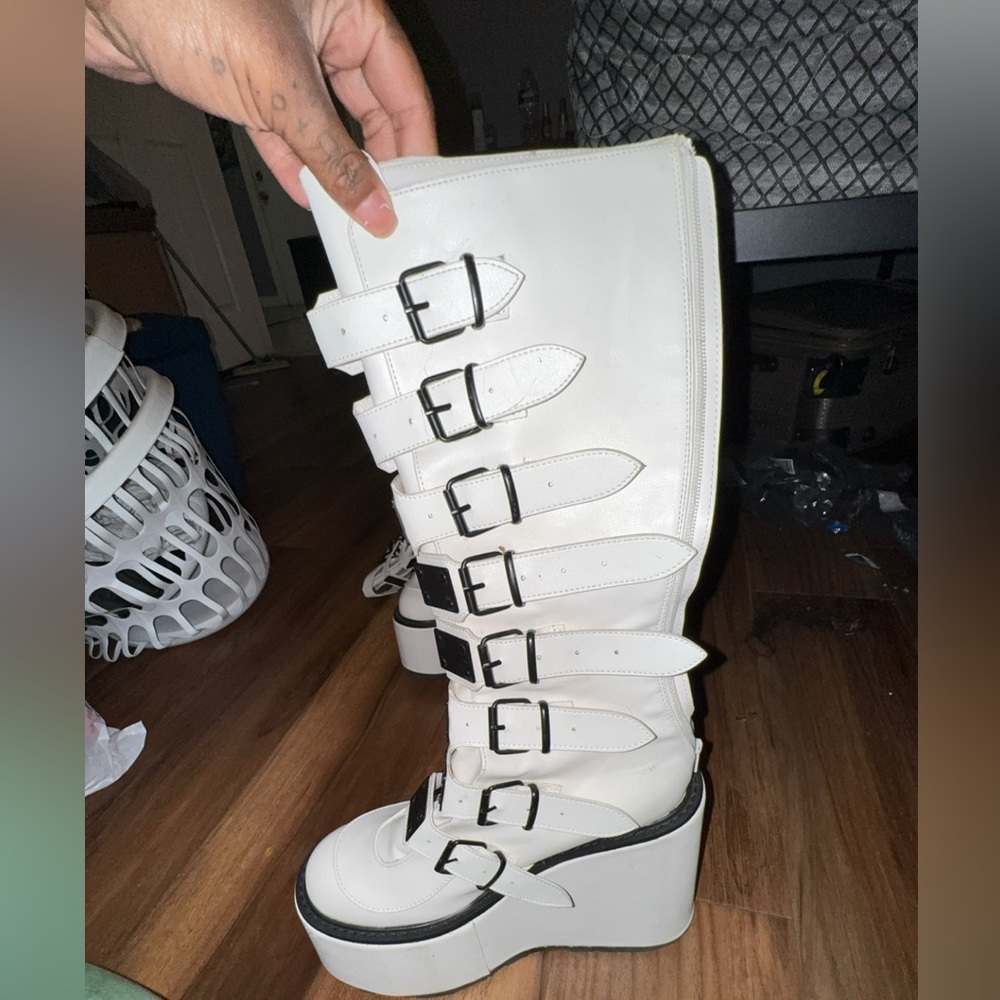 Platform boots from dolls kill i’ve only worn them once (needs to go asap)